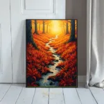 LAN autumn river in forest 018