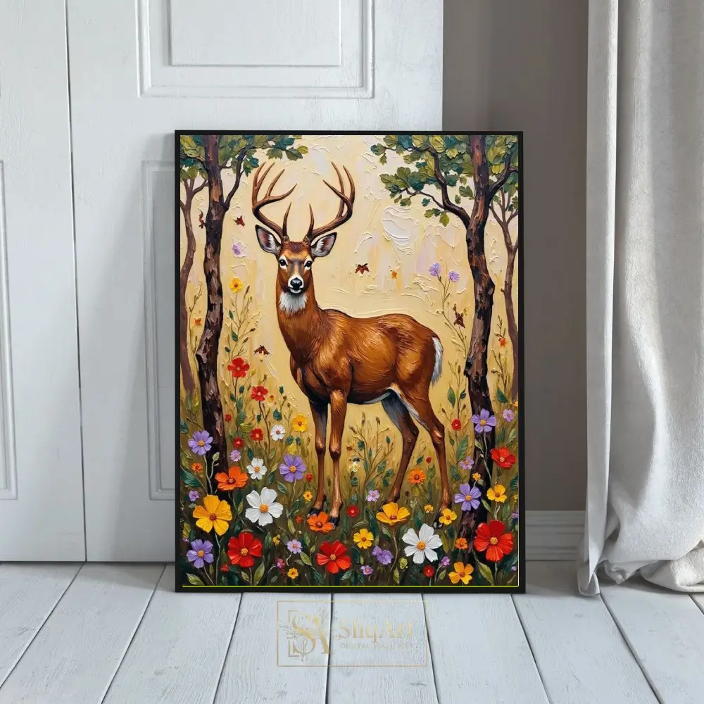 LAN-deer-in-flower-field-037-01 LAN deer in flower field 037