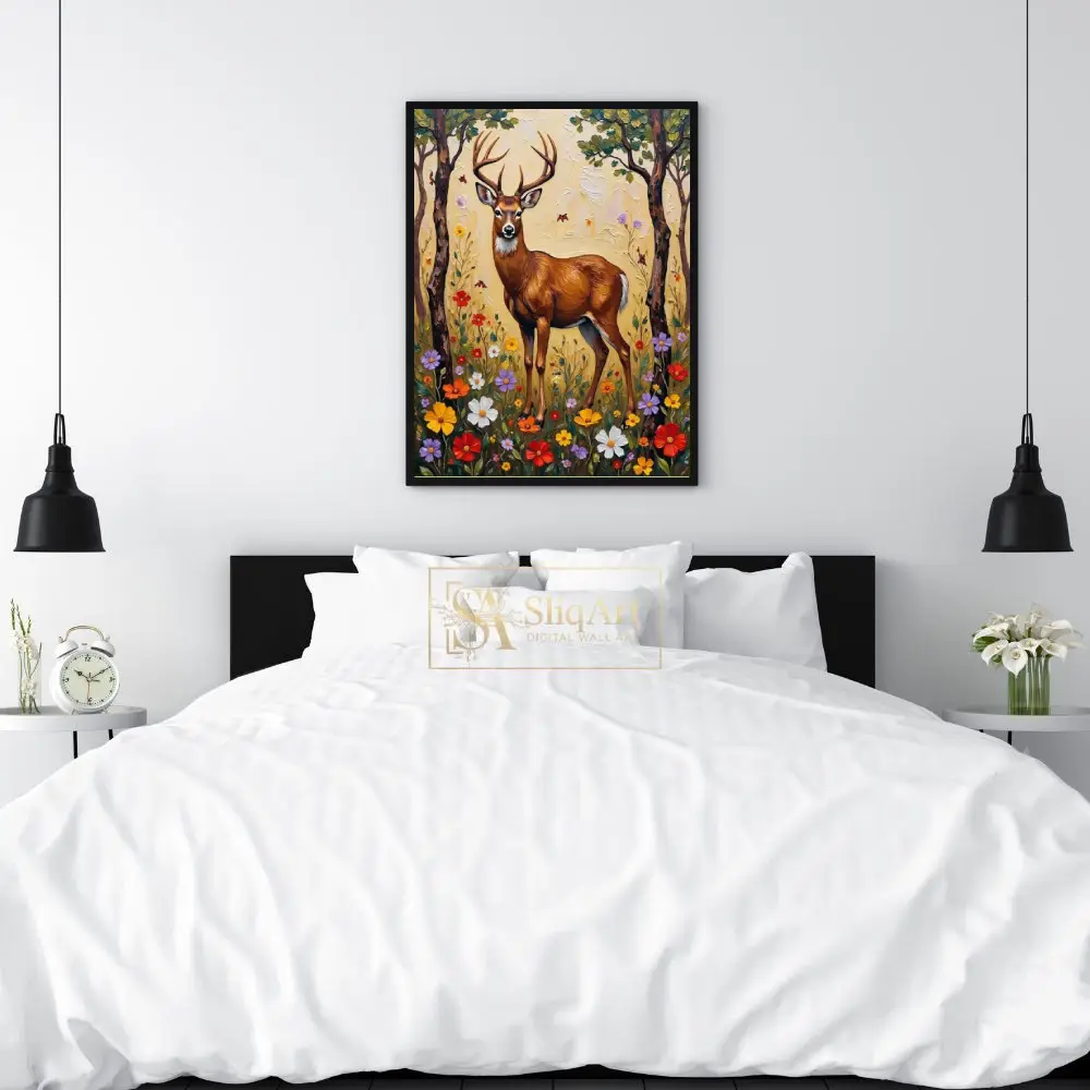 LAN-deer-in-flower-field-037-02 LAN deer in flower field 037