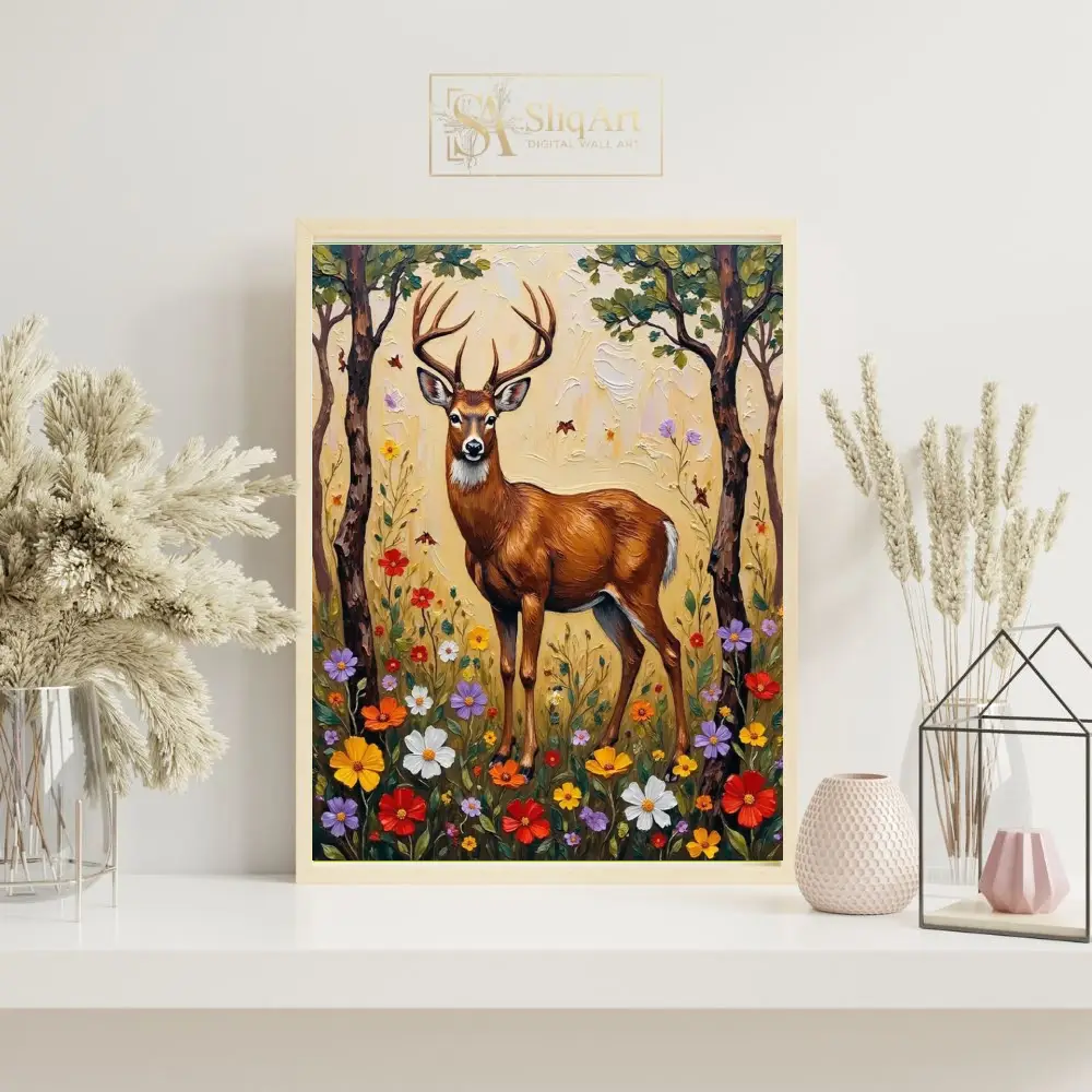 LAN-deer-in-flower-field-037-07 LAN deer in flower field 037