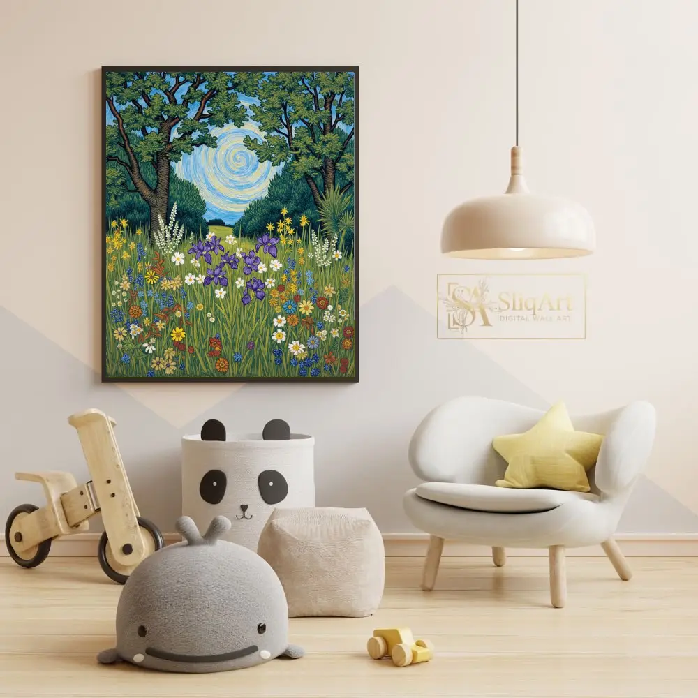 LAN-forest-landscape-floral-border-067-05 LAN forest landscape floral border 067