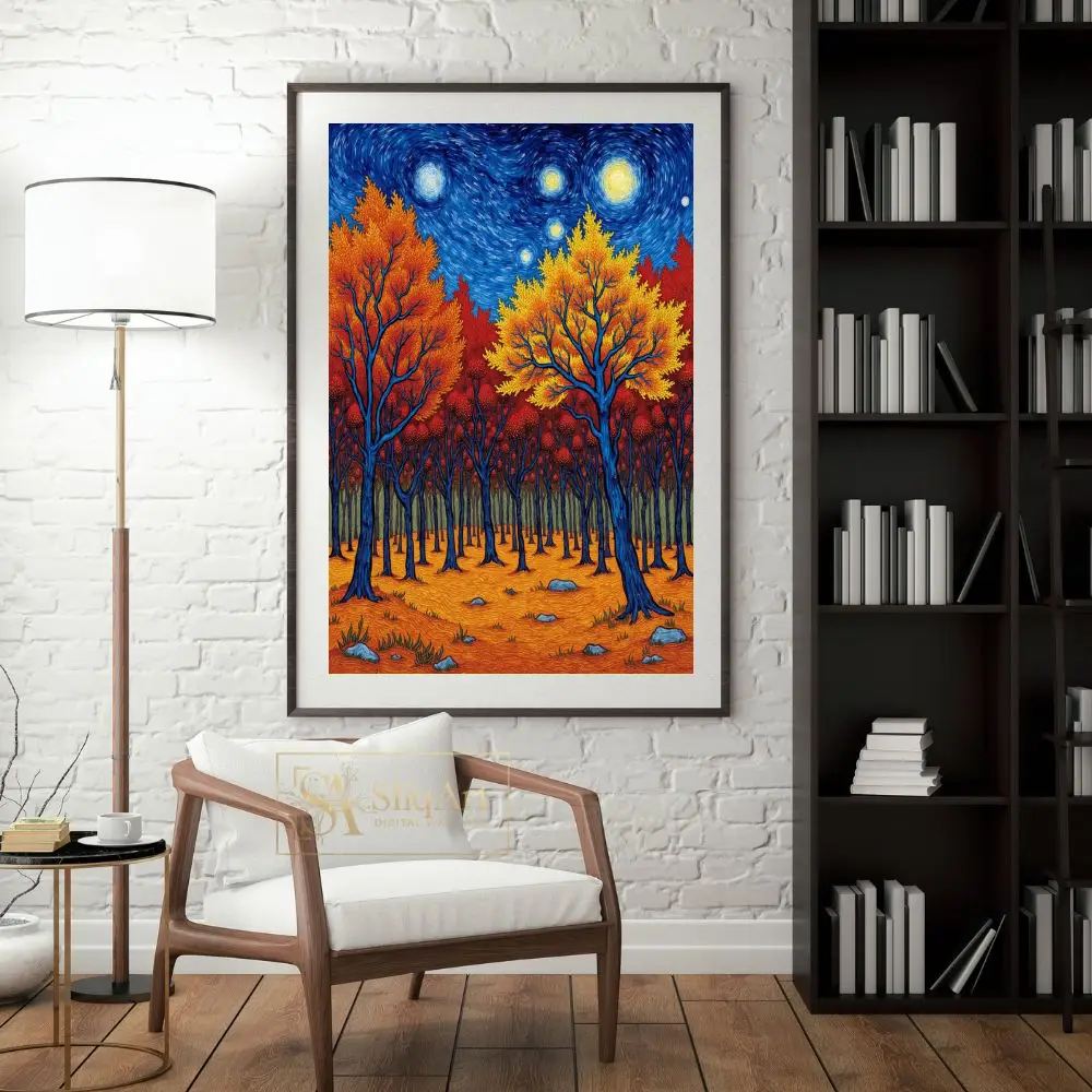 LAN-forest-night-sky-poster-072-04 LAN forest night sky poster 072