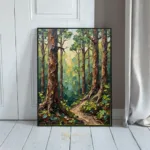 LAN forest path painting 084