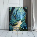 LAN forest path with plants and trees 088