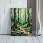 LAN forest pathway painting 087