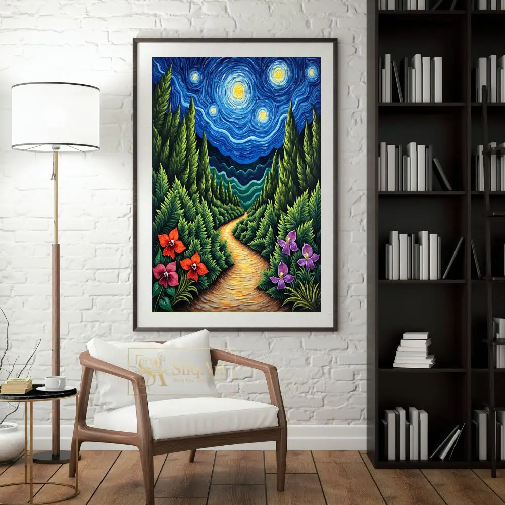 LAN-forest-road-under-starry-night-sky-091-04 LAN forest road under starry night sky 091