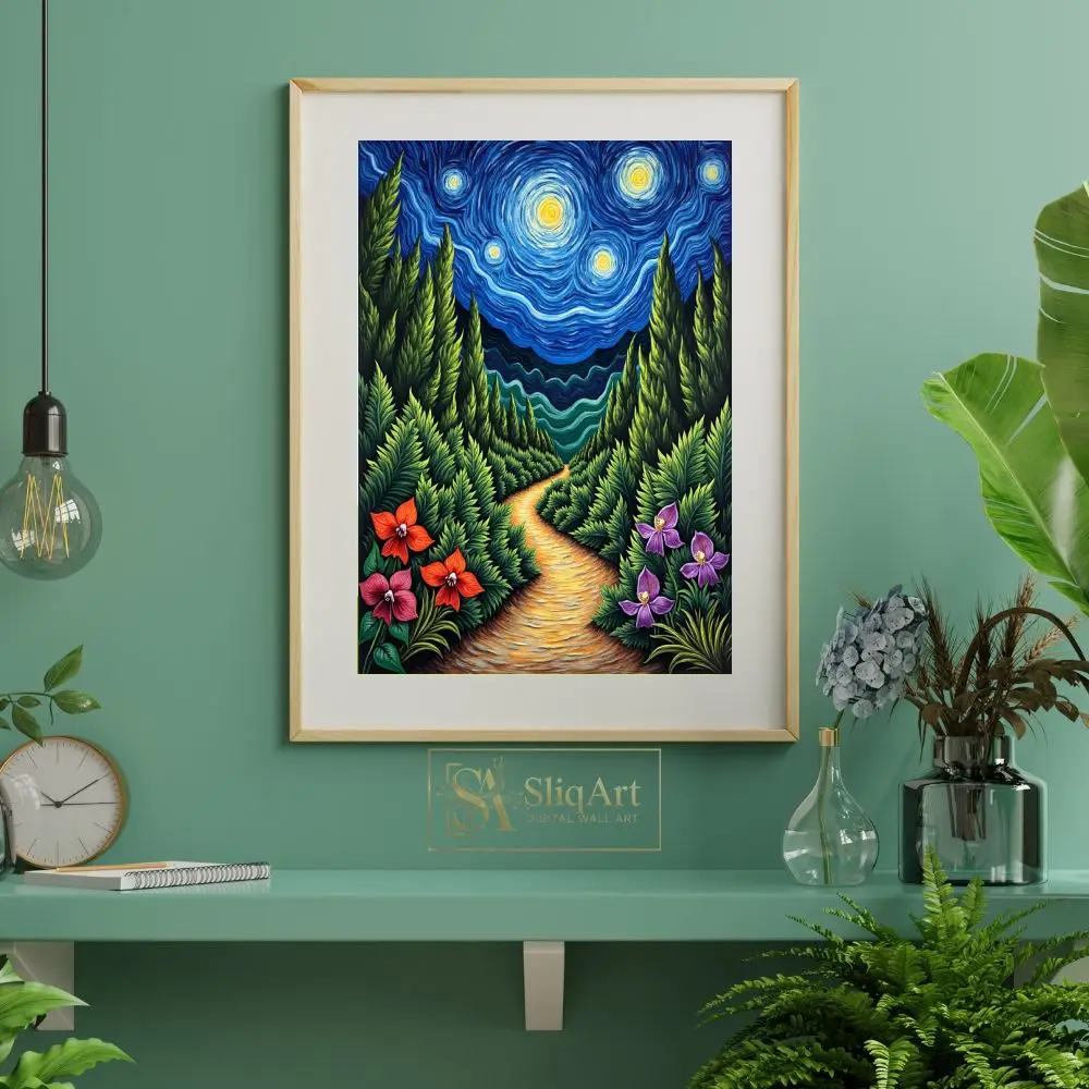 LAN-forest-road-under-starry-night-sky-091-06 LAN forest road under starry night sky 091