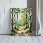 LAN forest trail through trees 097