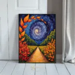 LAN golden autumn path 104