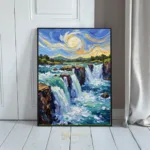 LAN grand canyon waterfall sunset 109