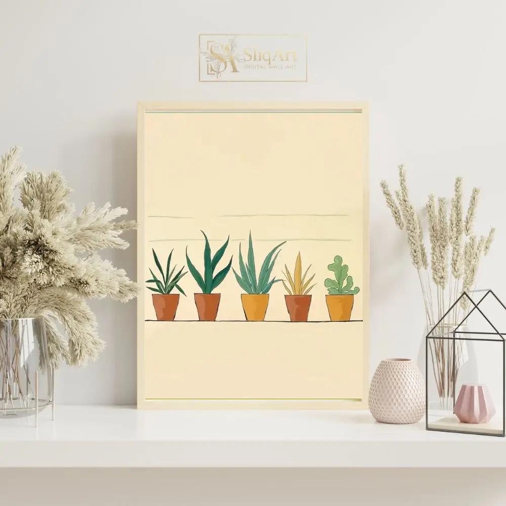 LAN-line-of-four-potted-plants-135-07 LAN line of four potted plants 135