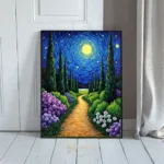 LAN moonlit path in the forest 149