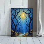 LAN mystical night forest 159