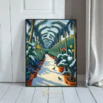 LAN palm trees in snow 173