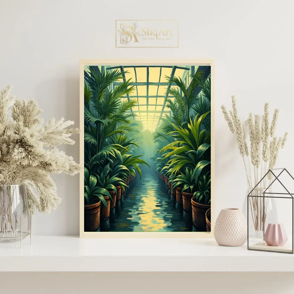 LAN-potted-tropical-plants-in-greenhouse-183-07 LAN potted tropical plants in greenhouse 183