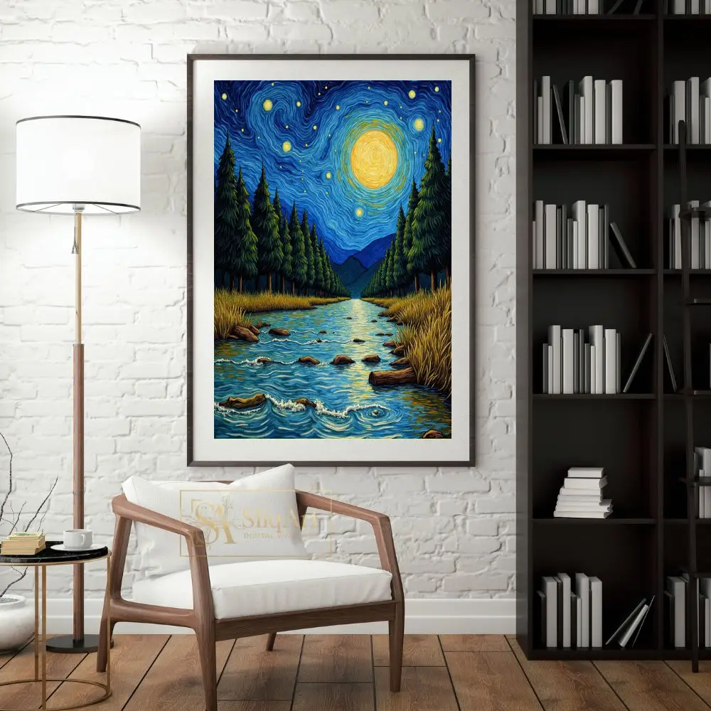 LAN-river-moonlight-night-sky-art-188-04 LAN river moonlight night sky art 188