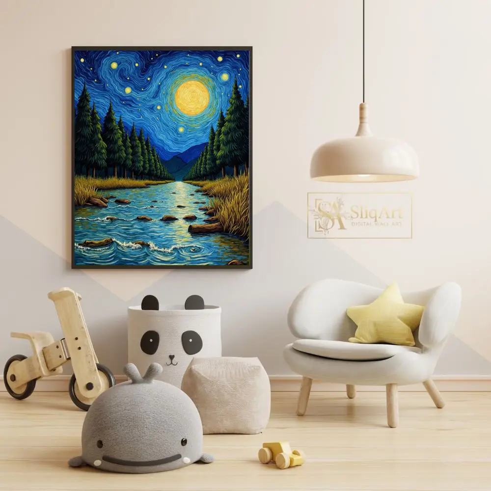 LAN-river-moonlight-night-sky-art-188-05 LAN river moonlight night sky art 188