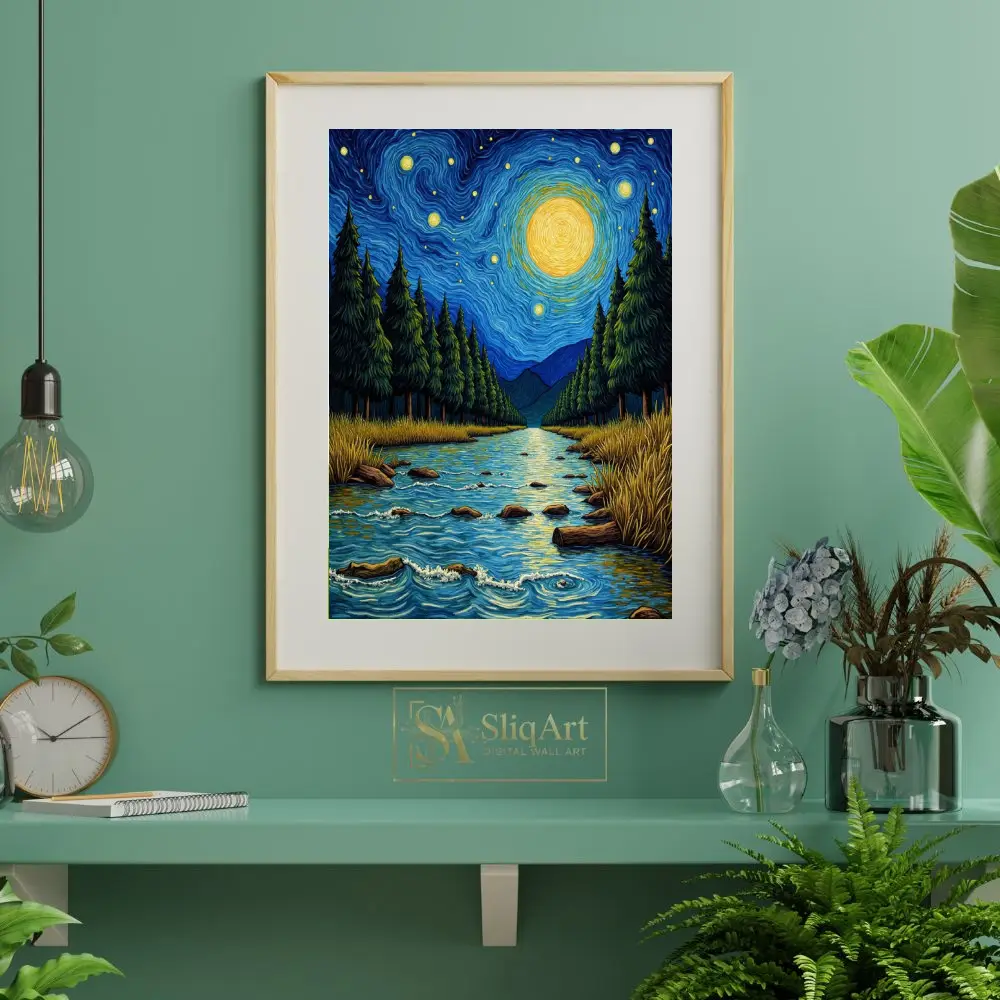 LAN-river-moonlight-night-sky-art-188-06 LAN river moonlight night sky art 188