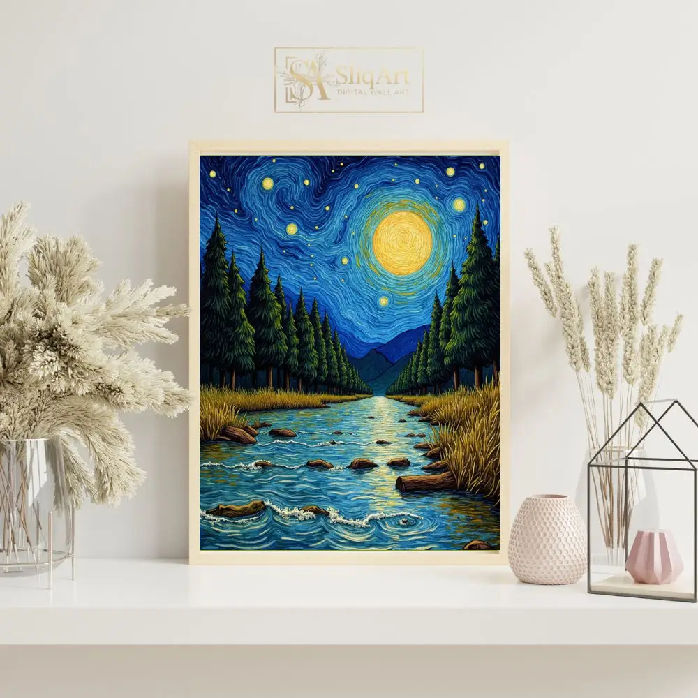 LAN-river-moonlight-night-sky-art-188-07 LAN river moonlight night sky art 188