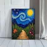 LAN starlit night landscape 199