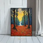 LAN sunset in the woods 221