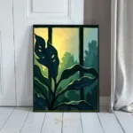 LAN tropical plant illustration 248