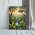 LAN waterfall and jungle landscape 262