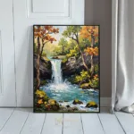 LAN waterfall autumn forest 264