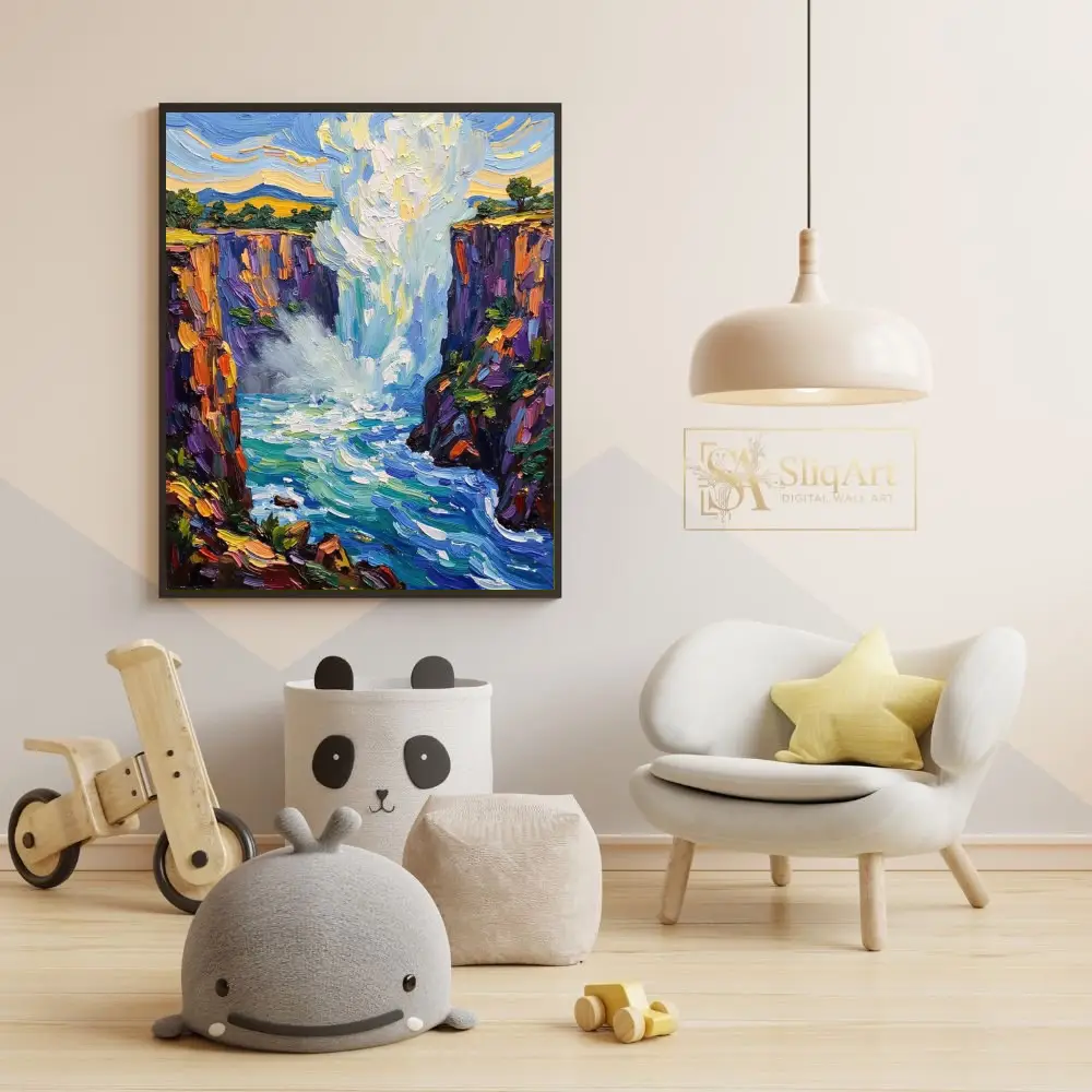 LAN-waterfall-canyon-watercolor-265-05 LAN waterfall canyon watercolor 265