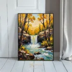 LAN waterfall forest autumn 267