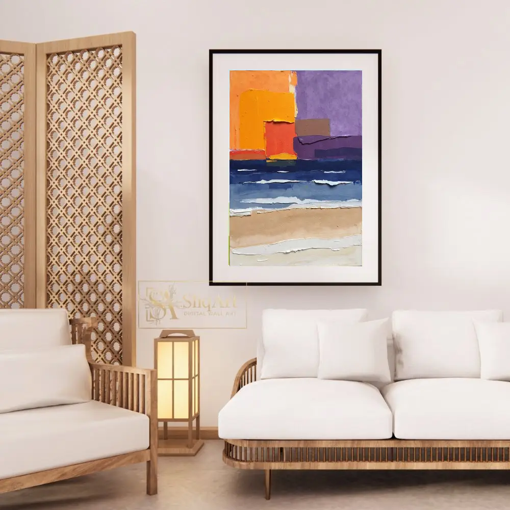 NAU-abstract-horizon-impasto-coastal-sunset-digital-art-print-350-03 NAU abstract horizon impasto coastal sunset digital art print 350