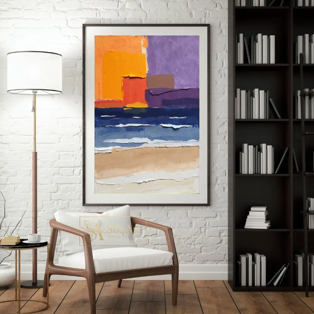 NAU-abstract-horizon-impasto-coastal-sunset-digital-art-print-350-04 NAU abstract horizon impasto coastal sunset digital art print 350