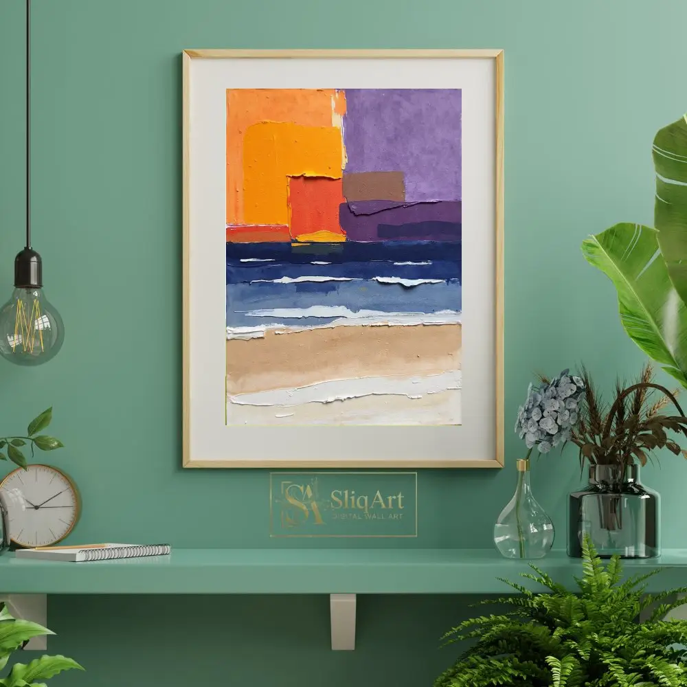 NAU-abstract-horizon-impasto-coastal-sunset-digital-art-print-350-06 NAU abstract horizon impasto coastal sunset digital art print 350