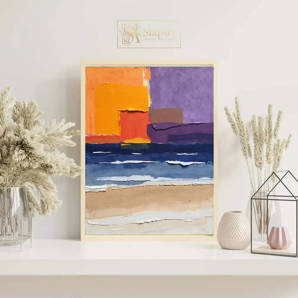 NAU-abstract-horizon-impasto-coastal-sunset-digital-art-print-350-07 NAU abstract horizon impasto coastal sunset digital art print 350