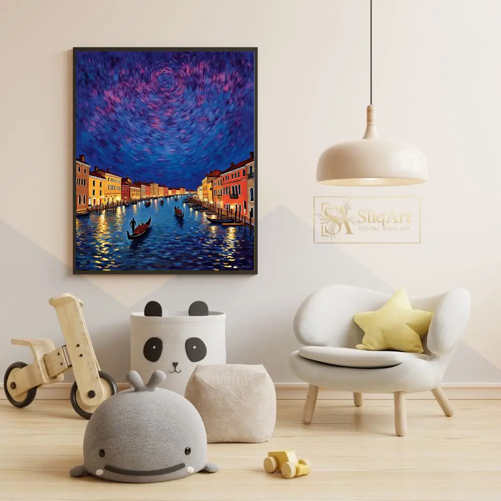 NAU-boats-on-a-river-with-night-lights-091-05 NAU boats on a river with night lights 091