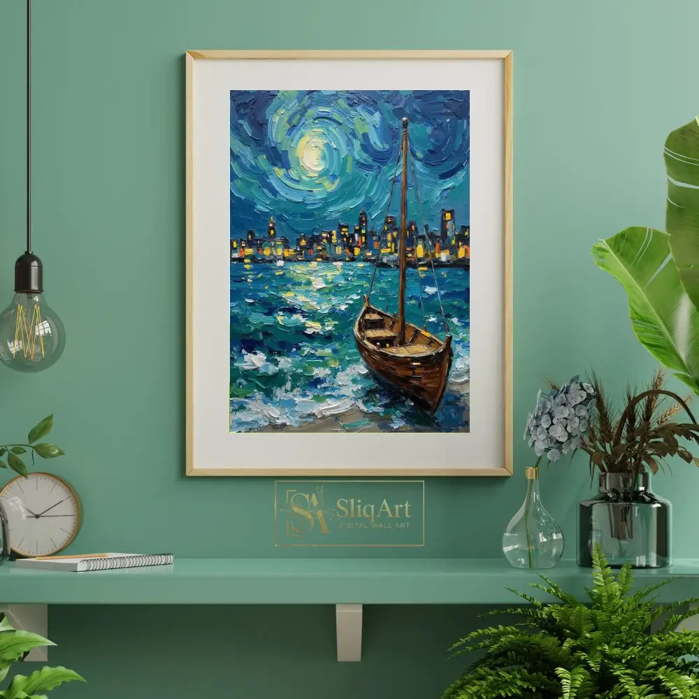 NAU-celestial-shoreline-impasto-cityscape-digital-art-print-361-06 NAU celestial shoreline impasto cityscape digital art print 361