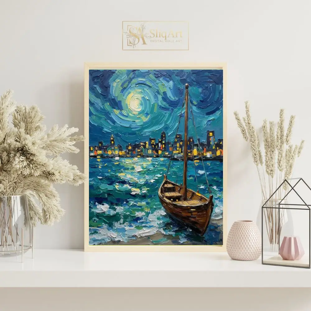 NAU-celestial-shoreline-impasto-cityscape-digital-art-print-361-07 NAU celestial shoreline impasto cityscape digital art print 361