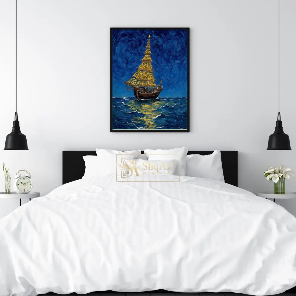 NAU-christmas-ship-with-sails-and-a-tall-tree-on-deck-092-02 NAU christmas ship with sails and a tall tree on deck 092