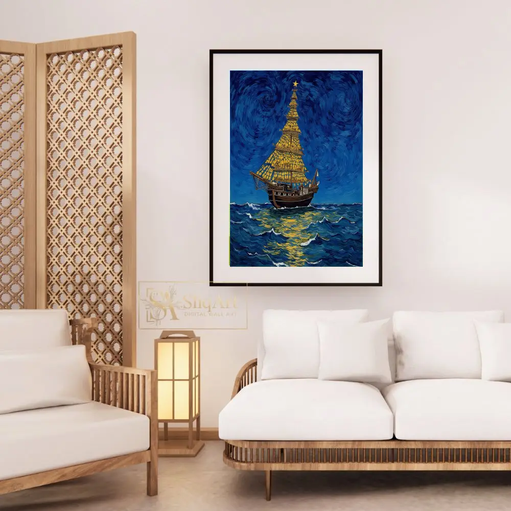 NAU-christmas-ship-with-sails-and-a-tall-tree-on-deck-092-03 NAU christmas ship with sails and a tall tree on deck 092