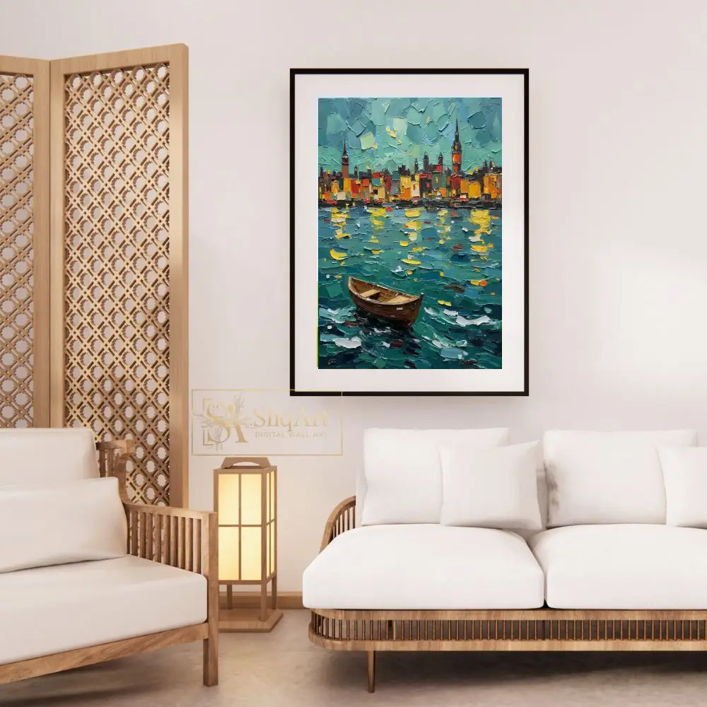 NAU-emerald-metropolis-impasto-cityscape-digital-art-print-371-03 NAU emerald metropolis impasto cityscape digital art print 371