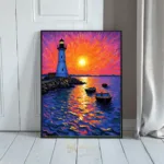 NAU evening lighthouse scene 098