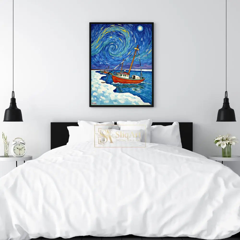 NAU-fishing-painting-with-night-sky-106-02 NAU fishing painting with night sky 106