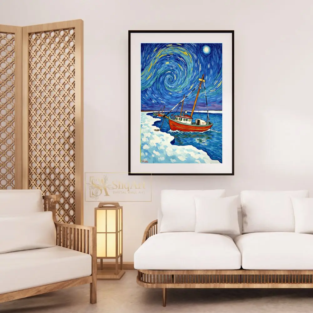 NAU-fishing-painting-with-night-sky-106-03 NAU fishing painting with night sky 106