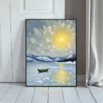 NAU frozen lake sunset 113