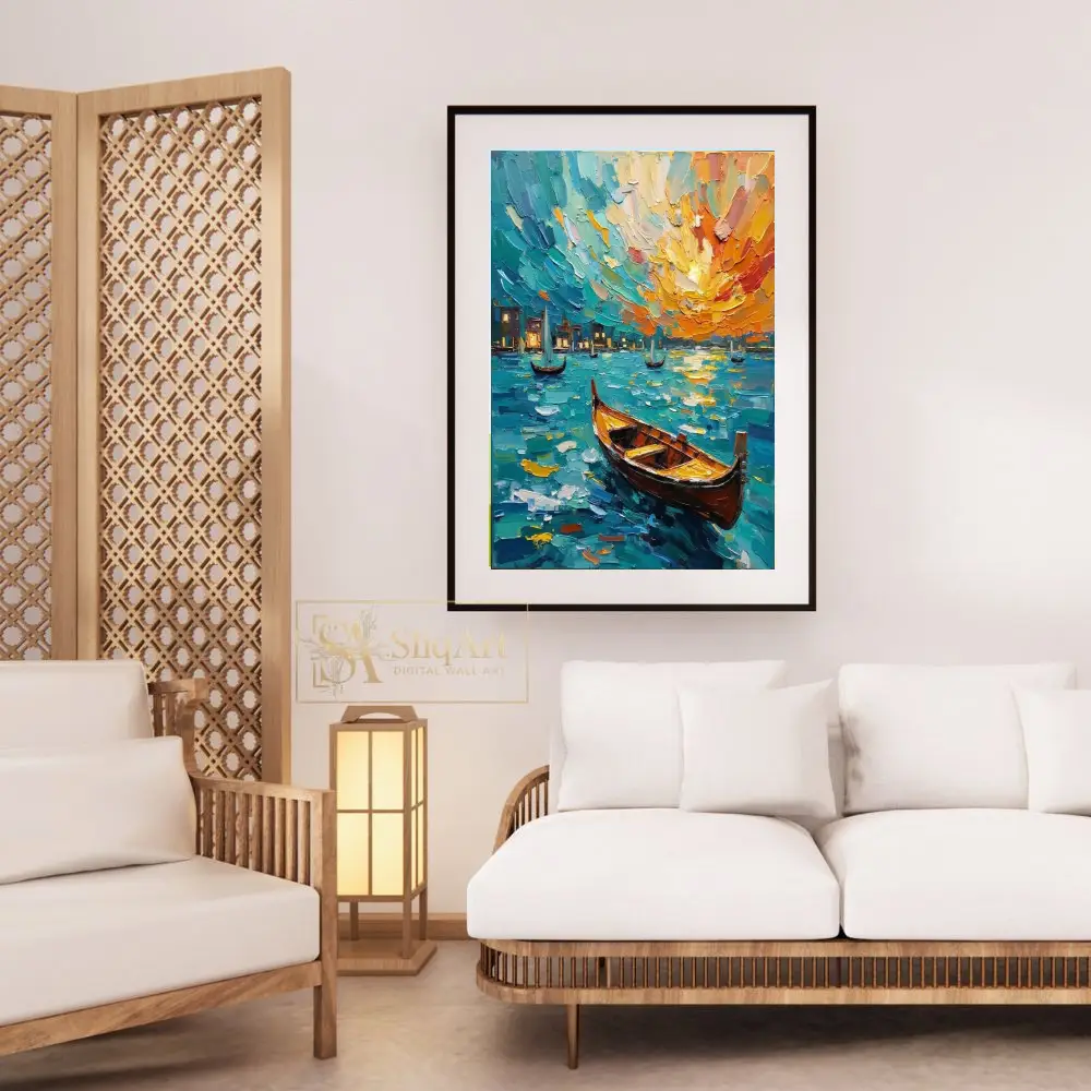 NAU-golden-harbor-impasto-coastal-city-art-377-03 NAU golden harbor impasto coastal city art 377