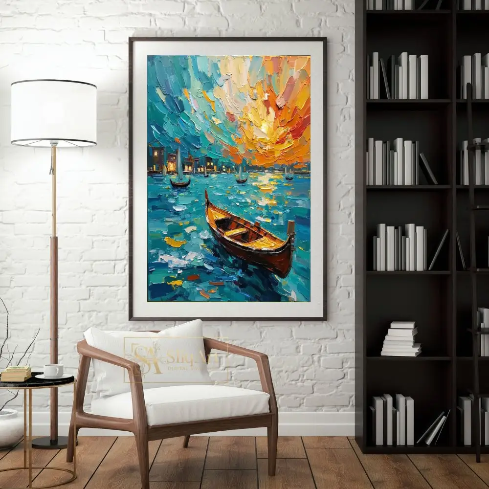 NAU-golden-harbor-impasto-coastal-city-art-377-04 NAU golden harbor impasto coastal city art 377