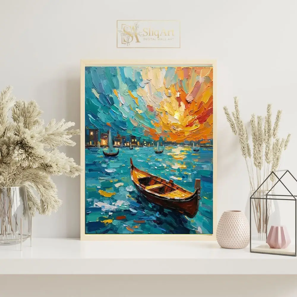 NAU-golden-harbor-impasto-coastal-city-art-377-07 NAU golden harbor impasto coastal city art 377