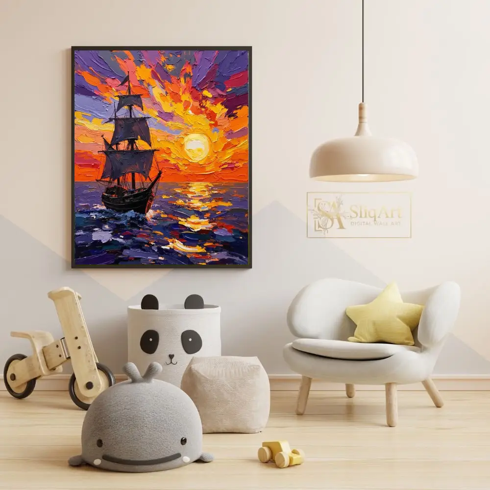 NAU-inferno-horizon-impasto-galleon-digital-art-print-386-05 NAU inferno horizon impasto galleon digital art print 386