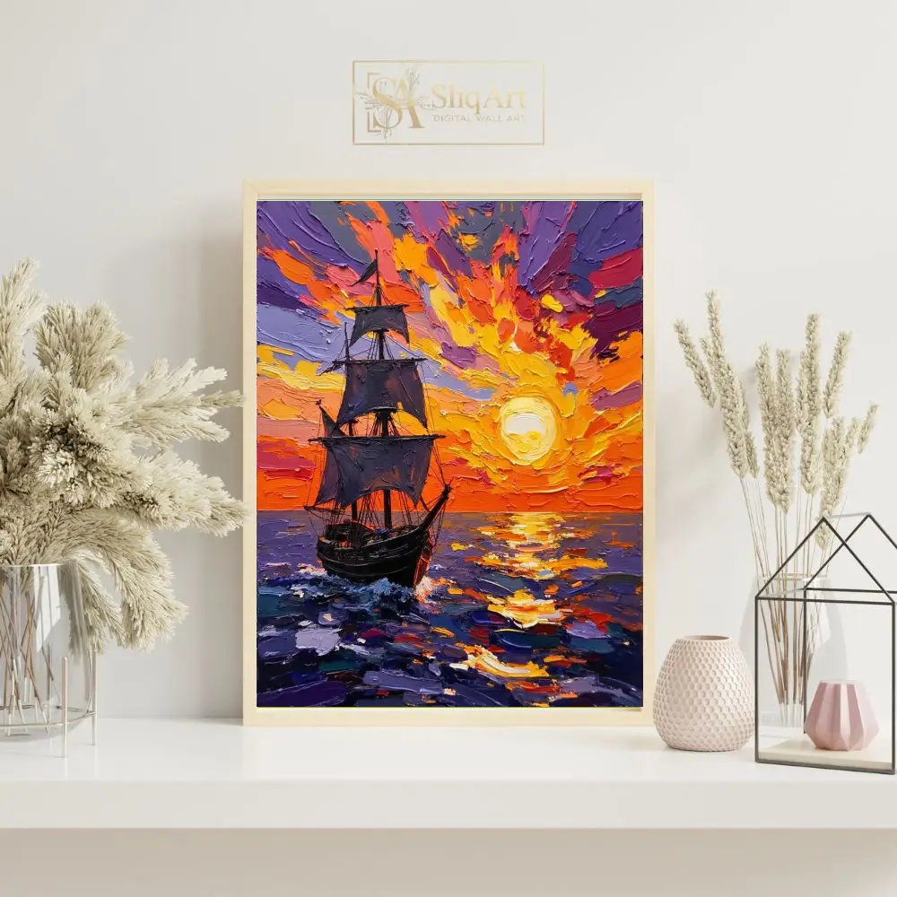 NAU-inferno-horizon-impasto-galleon-digital-art-print-386-07 NAU inferno horizon impasto galleon digital art print 386