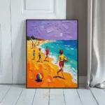 NAU lavender shores impasto beach kids 389